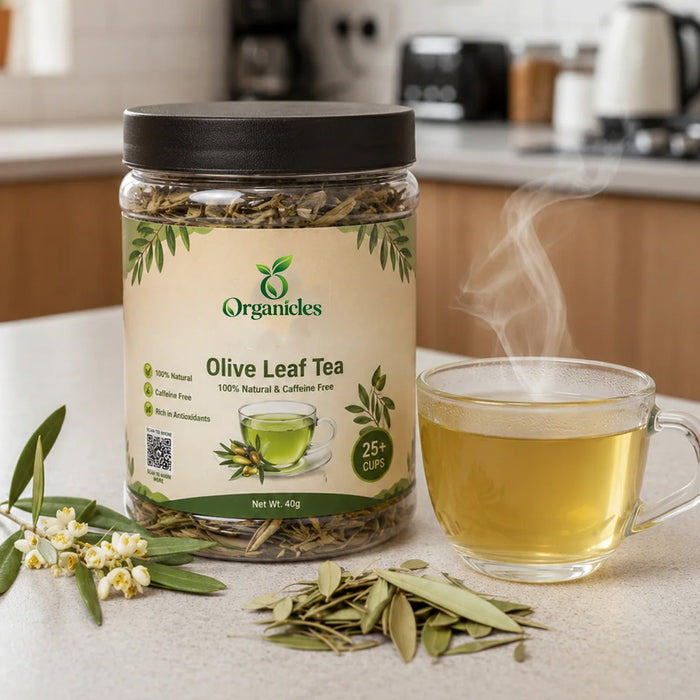 Olive Leaf Tea (For Diabetic Control and Cardiac Health)